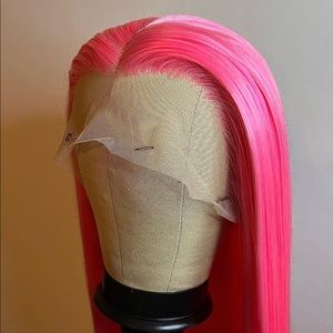 I sell 20% human hair & 80% heat resistant synthetic fiber lace front wigs!